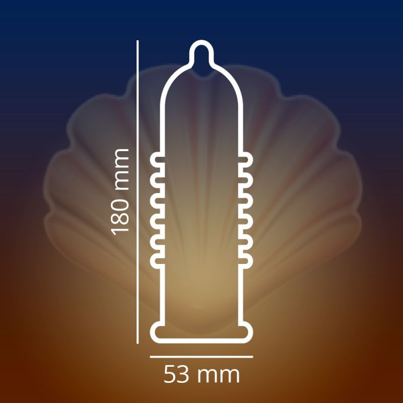 Презервативы Okoto Dotted с точечной поверхностью, 3 шт 1466 - Okoto - Ребристые презервативы - Купить