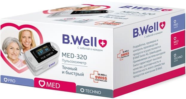 пульсоксиметр b well med 320 купить