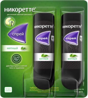 Никоретте Мятный Спрей От Курения Для Местного Применения 1 Мг.