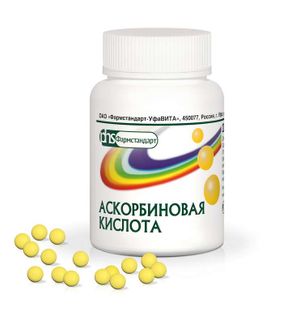 Аскорбиновая кислота (Acidum ascorbinicum): описание, рецепт, инструкция