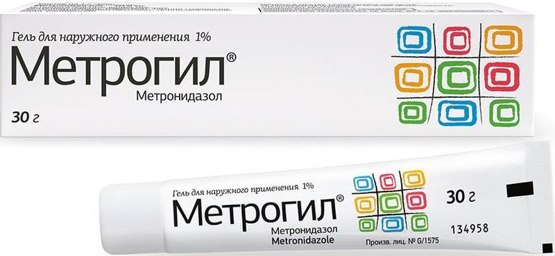Метрогил 1% 30г гель для наружного применения лабораториз для лица/тела, фото №2