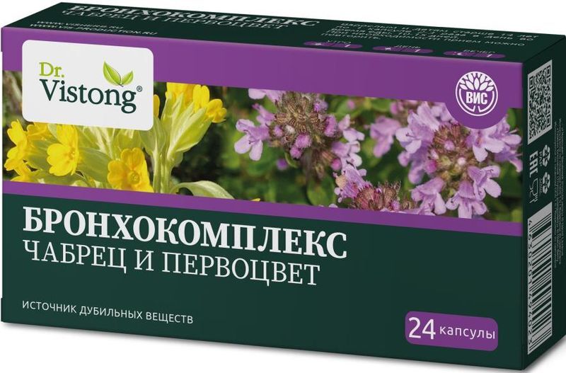 Др. Вистонг Бронхокомплекс капсулы 24 шт., фото №2