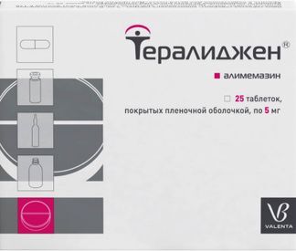 Тералиджен 5мг 25 Шт. Таблетки Валента Фармацевтика Купить По Цене.