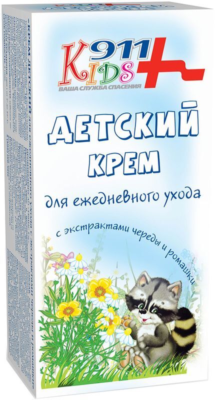 911 кидс крем детский для ежедневного ухода с экстрактами череды/ромашки 150мл, фото №2