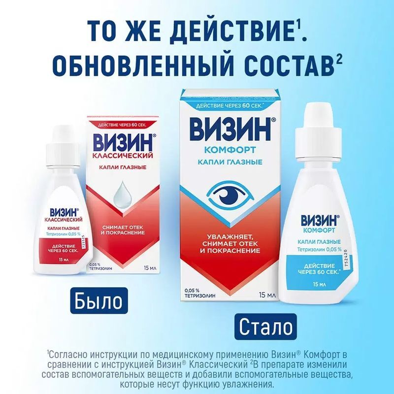 Визин классический 0,5мг/мл 0,5мл 10 шт. капли глазные, фото №6