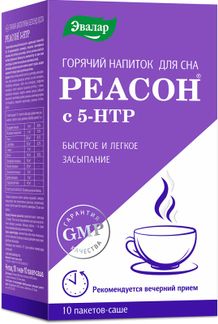 Реасон 5-htp порошок горячий напиток для сна 10г 10 шт. купить по цене ...