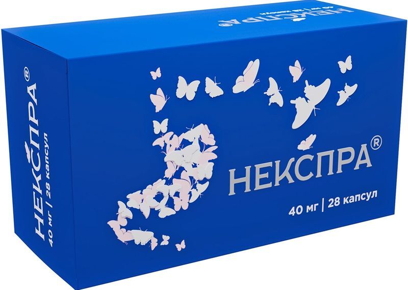 Некспра 40мг 28 шт. капсулы кишечнорастворимые, фото №2
