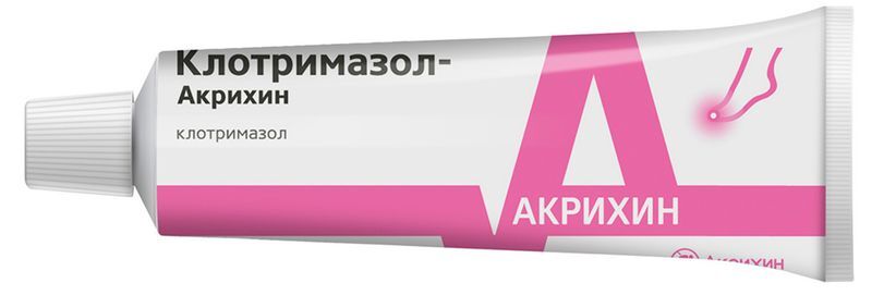 Клотримазол-Акрихин 1% 30г мазь для наружного применения, фото №2