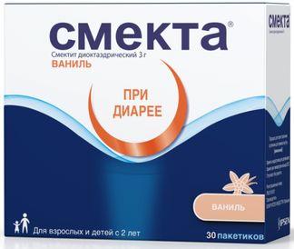 Смекта 3г (3,76г) 30 Шт. Порошок Для Приготовления Суспензии Для.