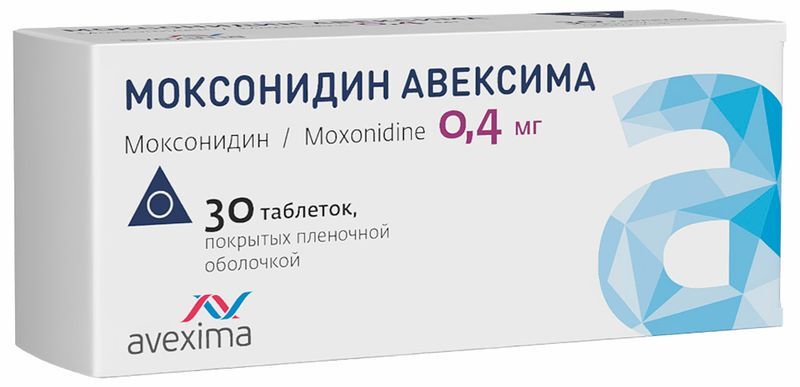Моксонидин Авексима 0,4мг 30 шт. таблетки покрытые пленочной оболочкой Ирбитский химфармзавод Оао, фото №2