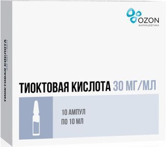 тиоктовая кислота ампулы