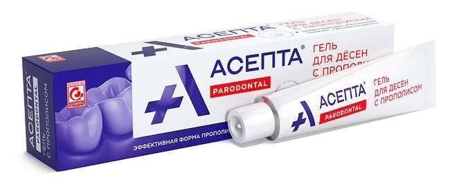 асепта гель для десен инструкция цена