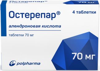 Остерепар 70мг 4 Шт. Таблетки Купить По Цене От 393 Руб В Москве.