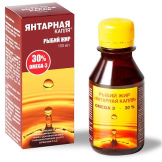 Рыбий Жир Янтарная Капля 100мл Экко Плюс Купить По Выгодной Цене В.