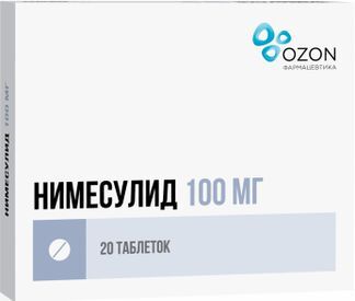 Нимесулид 100мг 20 Шт. Таблетки Озон Купить По Цене От 54 Руб В.