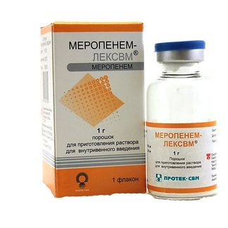 Меропенем-Лексвм 1г 1 Шт. Порошок Для Приготовления Раствора Для.