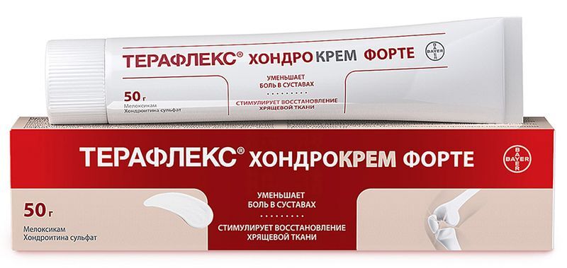 Терафлекс хондрокрем форте 1%+5% 50г крем для наружного применения, фото №2