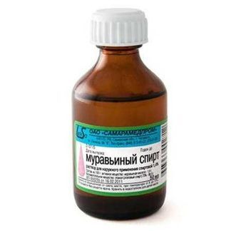 Муравьиный Спирт 1,4% 50мл Раствор Для Наружного Применения.