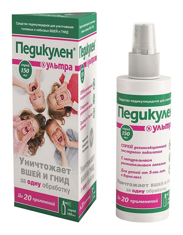 педикулен спрей инструкция
