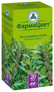 Пустырника Трава 1,5г 20 Шт. Фильтр-Пакет Красногорсклексредства.