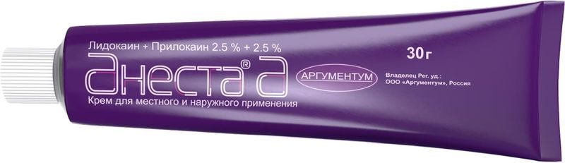 Анеста-А 2,5%+2,5% 30г крем для местного/наружного применения Аджио Фармацевтикалз Лтд., фото №3
