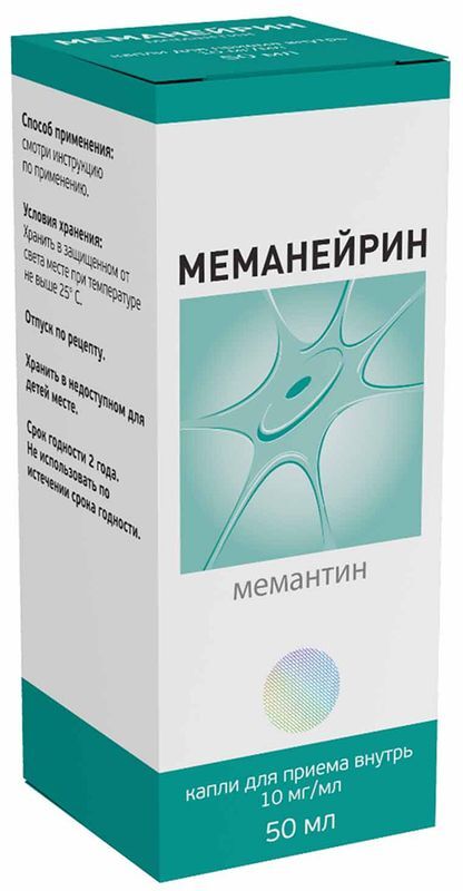 Меманейрин 10мг/мл 50мл капли для приема внутрь Биологические исследования и системы, фото №2