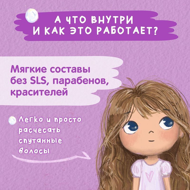Мое Солнышко спрей-кондиционер для волос для девочек 3+ 200мл, фото №6